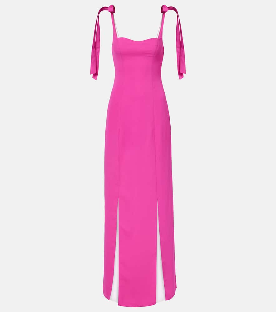 Pleated sash gown