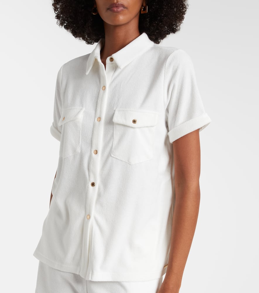 Tori cotton-blend shirt