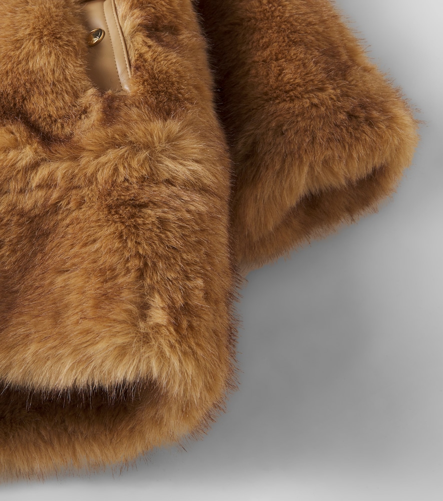 Chloé Kids Hooded teddy coat