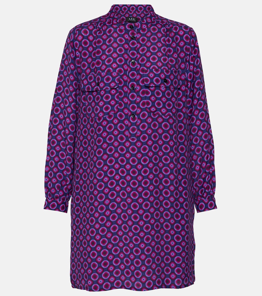 Mathilde printed shirt dress