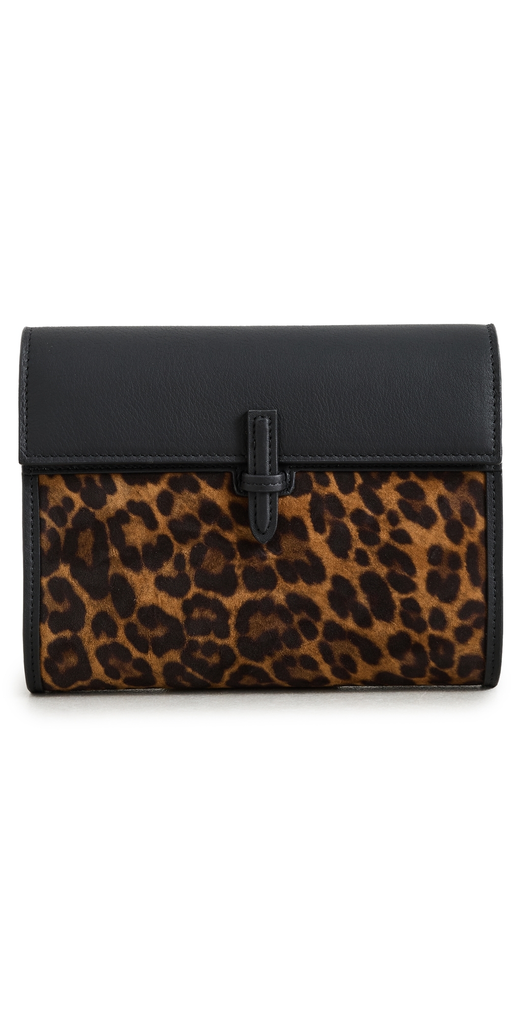 Small Soft Clutch Leopard/Black One Size