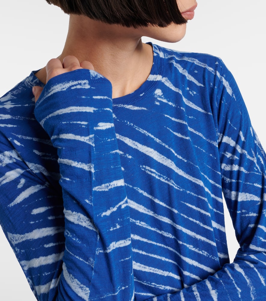 Mia tie-dye cotton jersey top