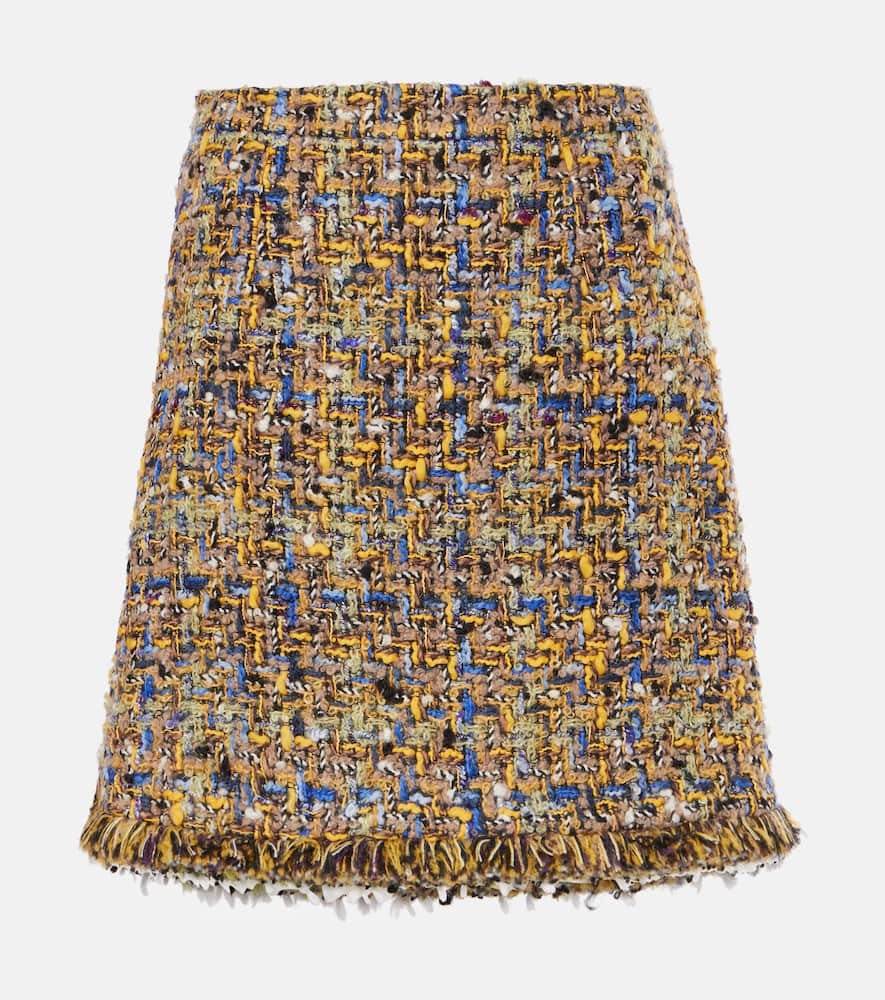 Tweed miniskirt