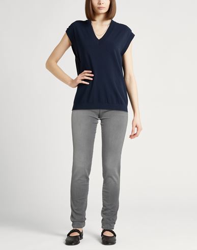Woman Jeans Grey Size 28 Cotton, Lyocell, Elastomultiester, Elastane