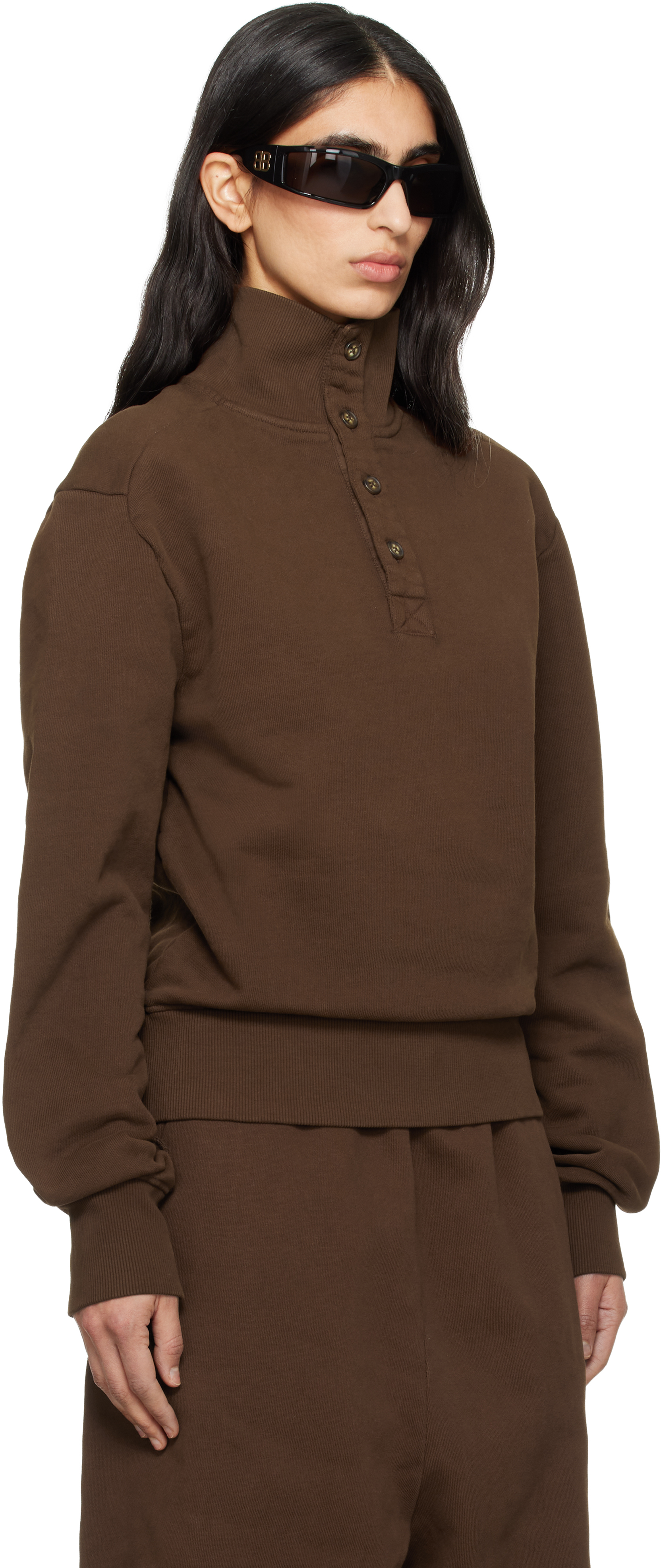 Brown Port Pullover Sweatshirt