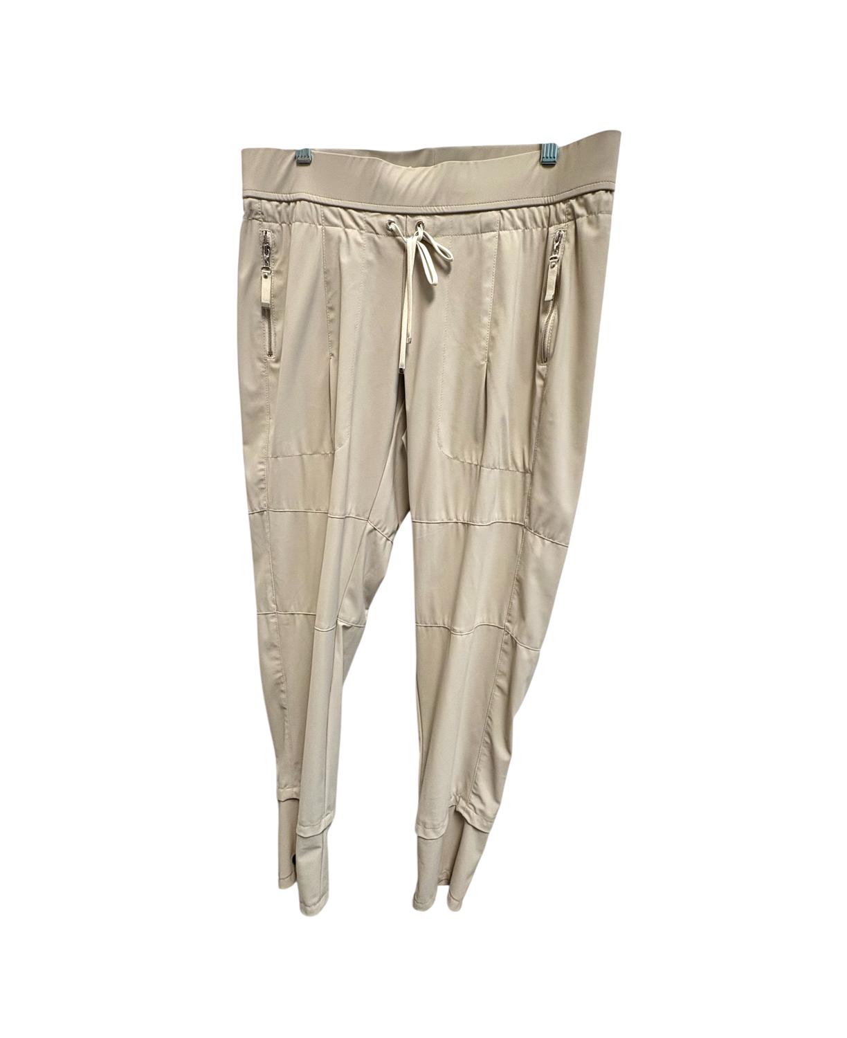 Pre-Loved Women's Candy Light Weight Travel Jogger In Cream