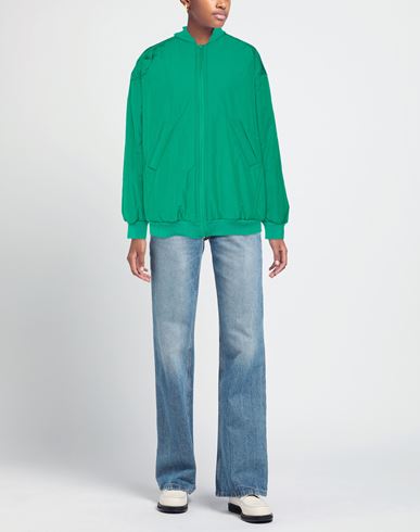 Woman Jacket Green Size XS Polyester