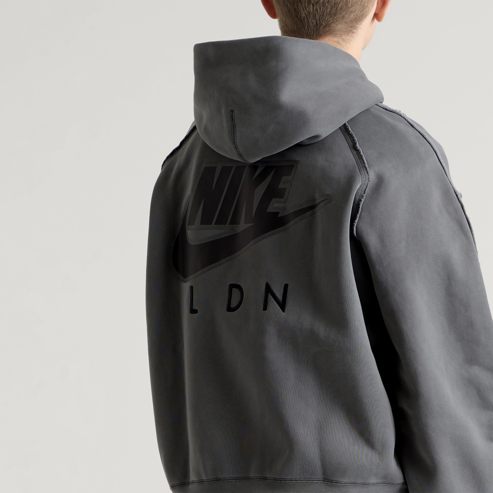 Men's London Hoodie in Smoke Grey