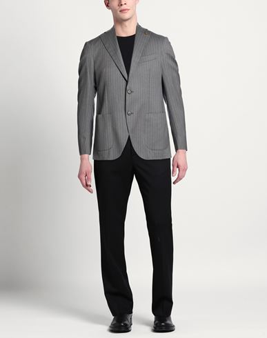 Man Blazer Grey Size 38 Wool