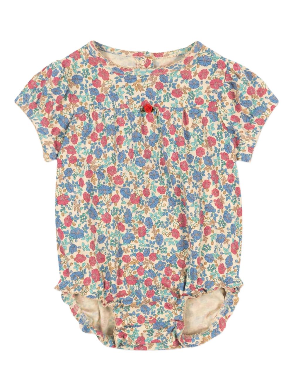 Jada floral-print bodysuit - Blue