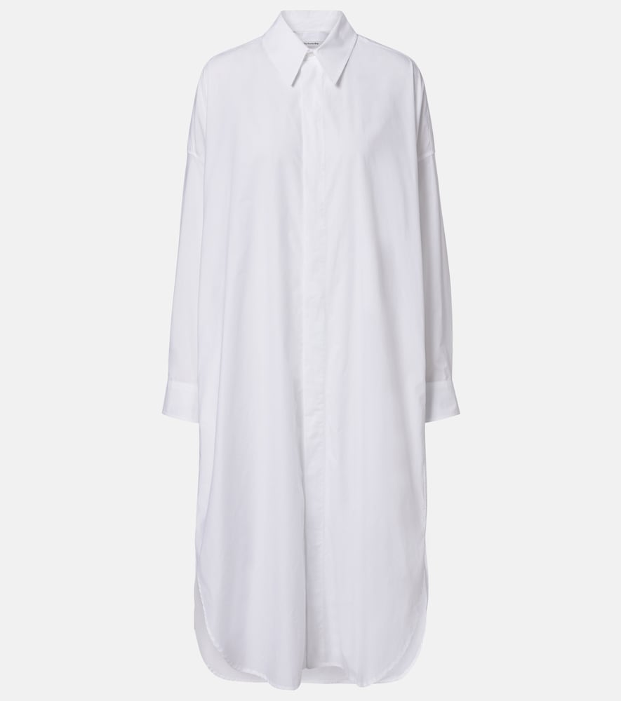 Bloom cotton poplin shirt dress
