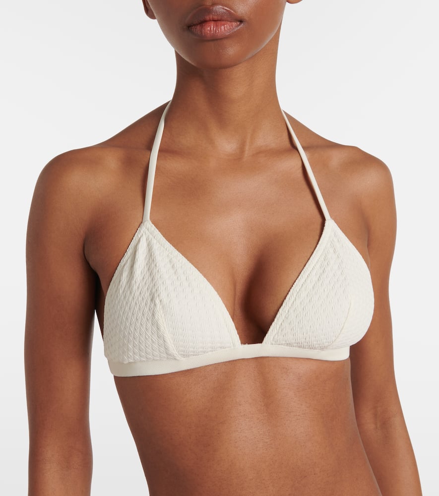 Extra jacquard bikini top