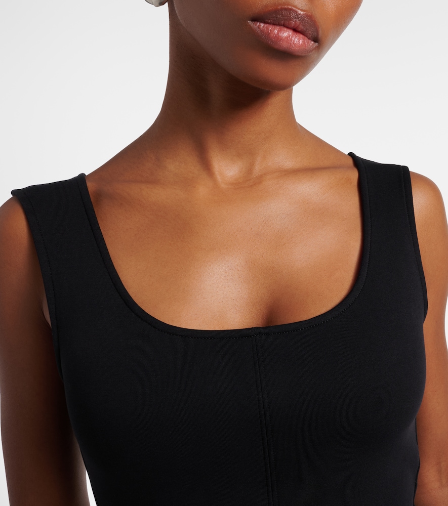 Dire cotton-blend crop top
