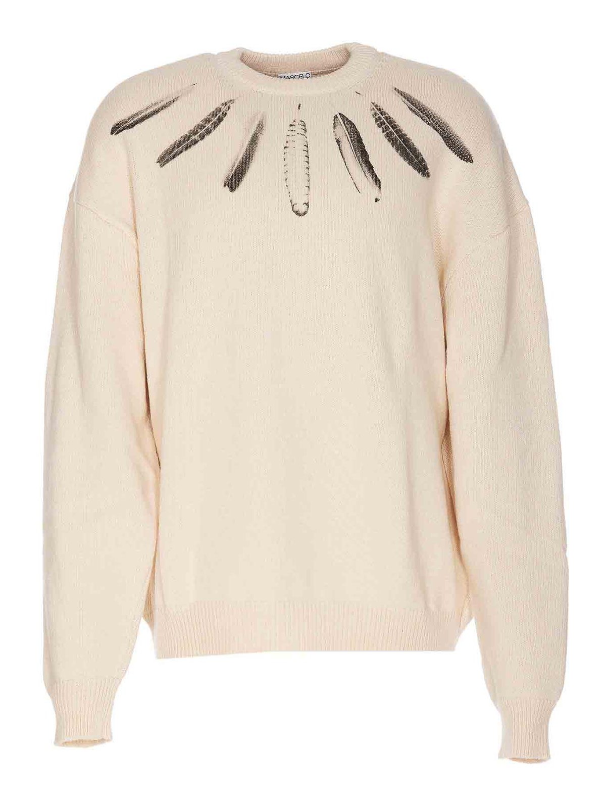 Aop wind feather sweater