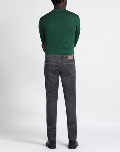 Man Jeans Black Size 30 Cotton, Polyester, Elastane