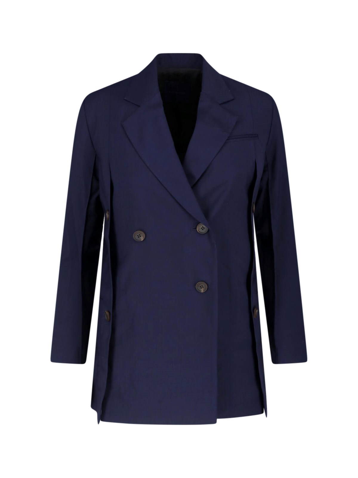 Double-Breasted Virgin Wool Blazer