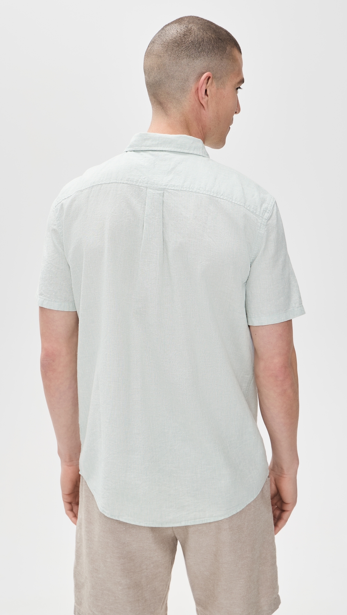 Better-Than-Linen Shirt Iceberg Stripe