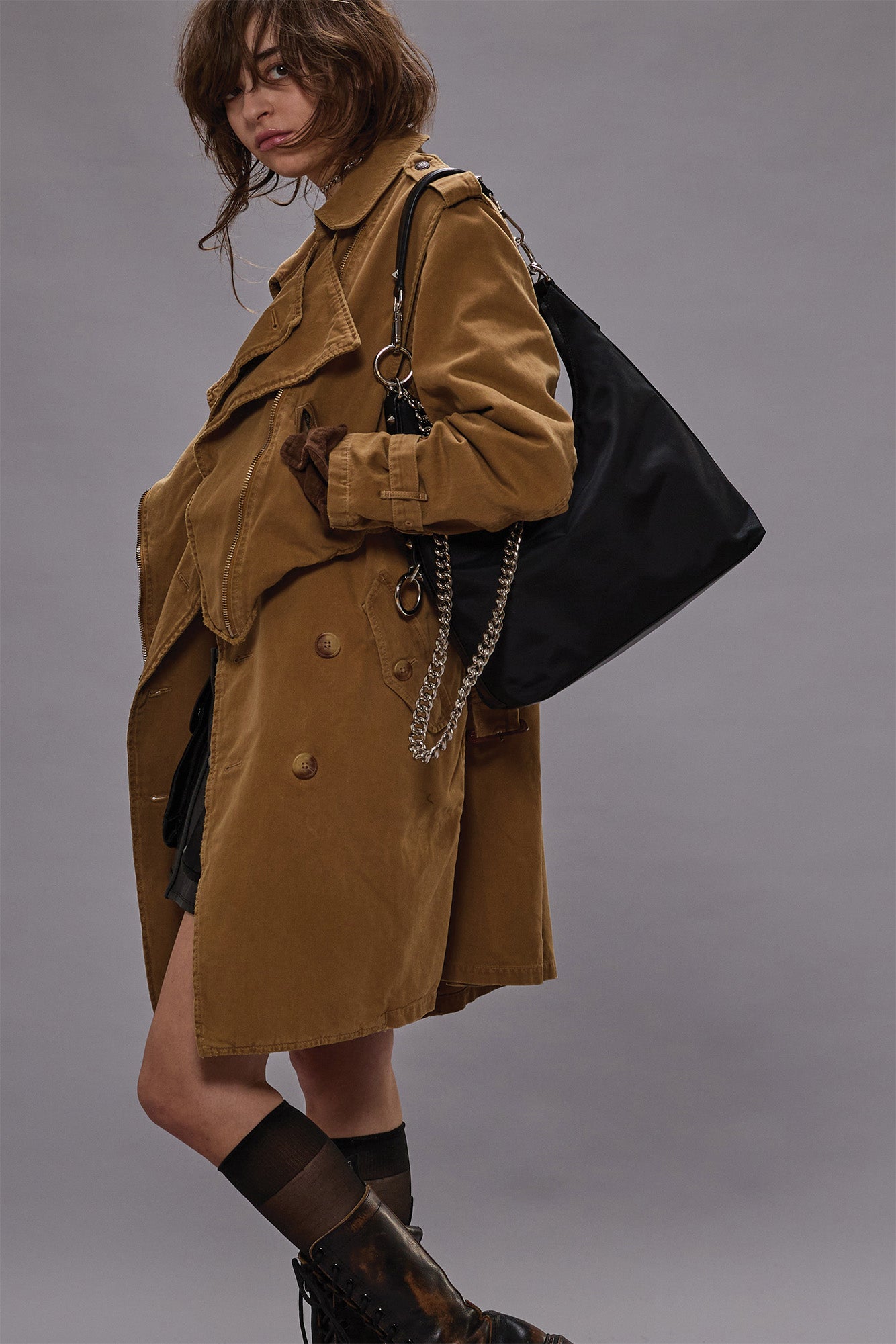 R13 Overlay Trench - Light Brown