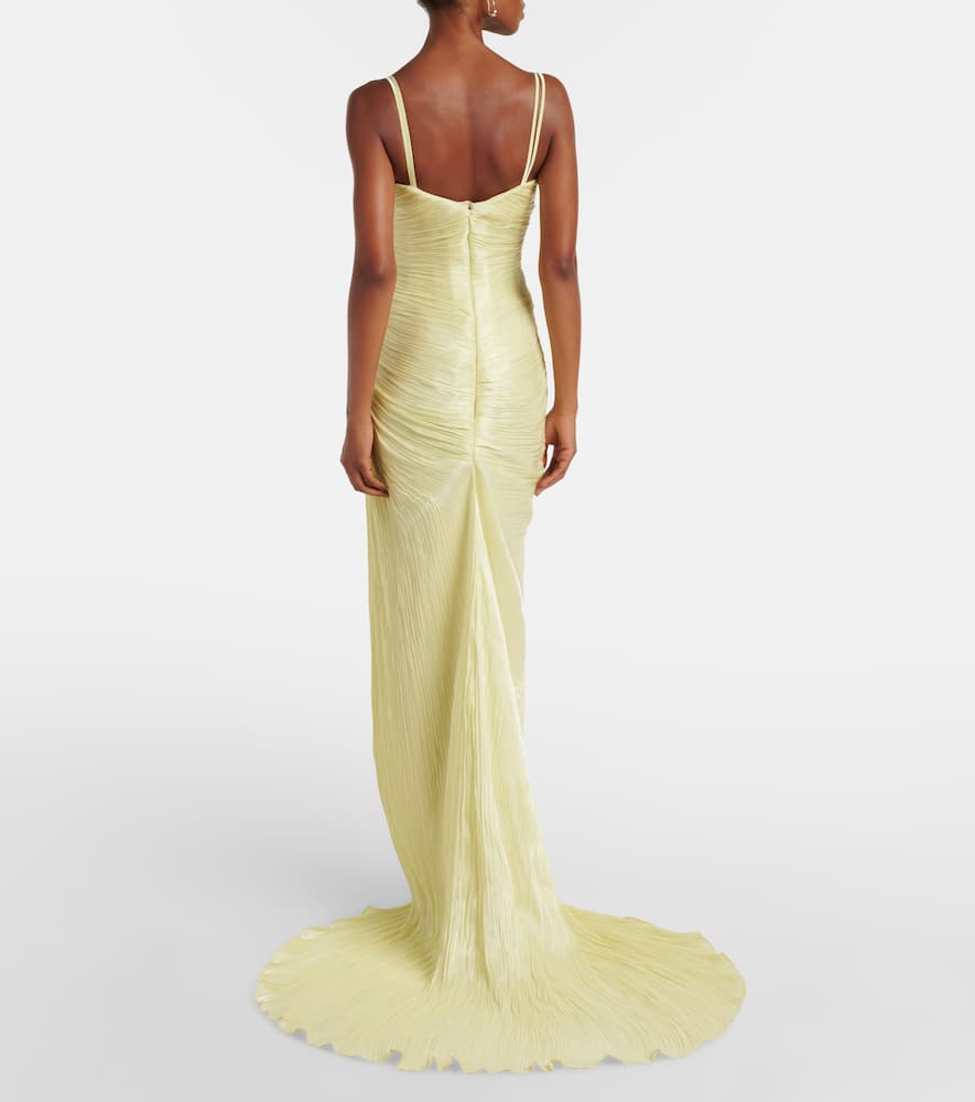 Pleated gown