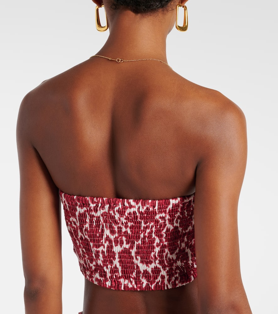 Faithfull Antibes printed linen maxi skirt