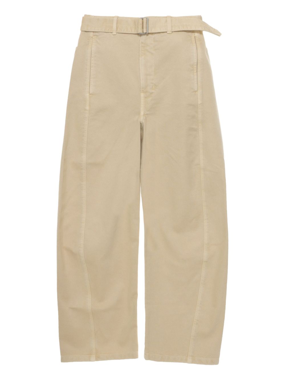 LEMAIRE belted trousers - Neutrals