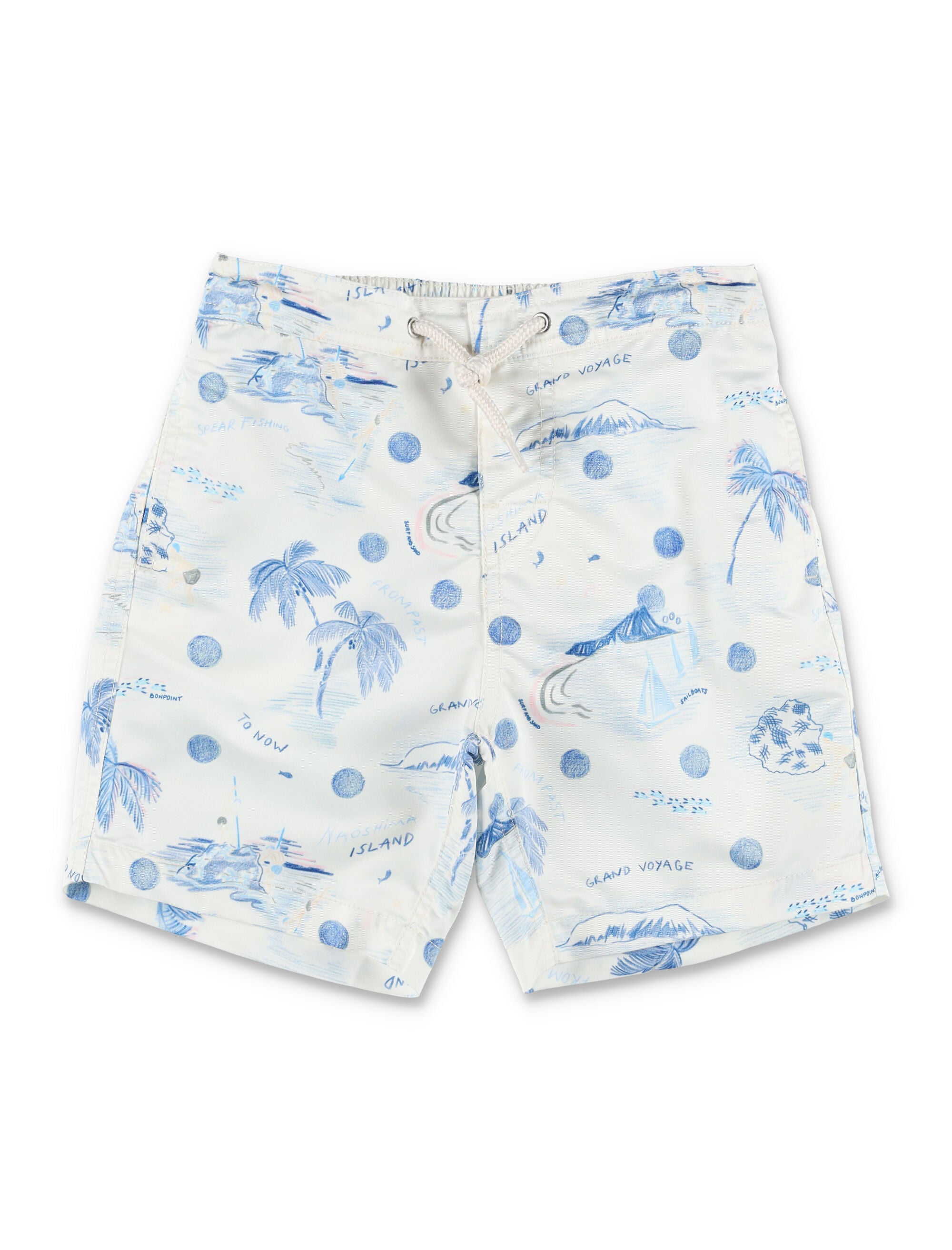 Travel-Inspired Swim Shorts for Boys