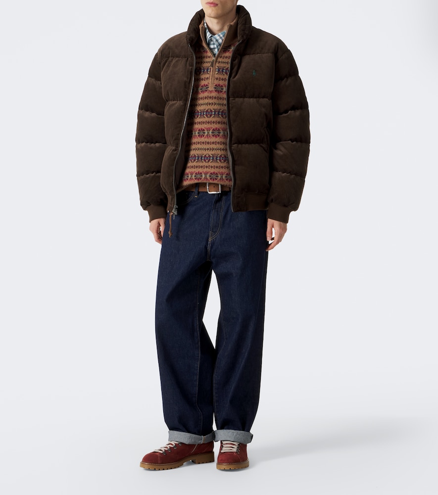 Wyoming cotton corduroy down jacket