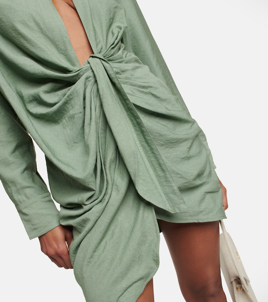 La Robe Bahia tie-detail minidress