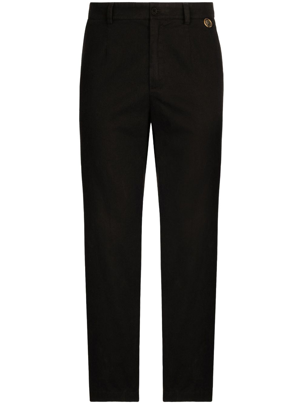 Front-fastening straight-leg trousers - N0000