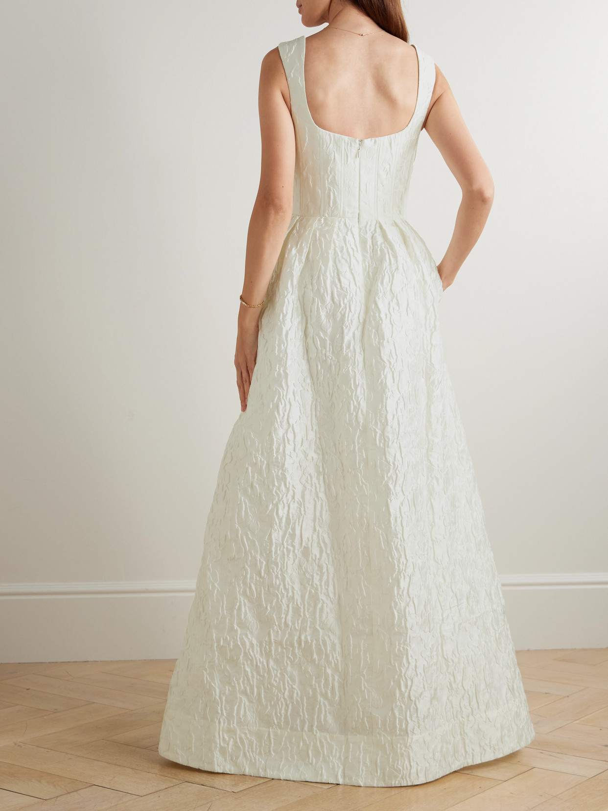 Vanilla Dreams Cloqué Gown - Ivory