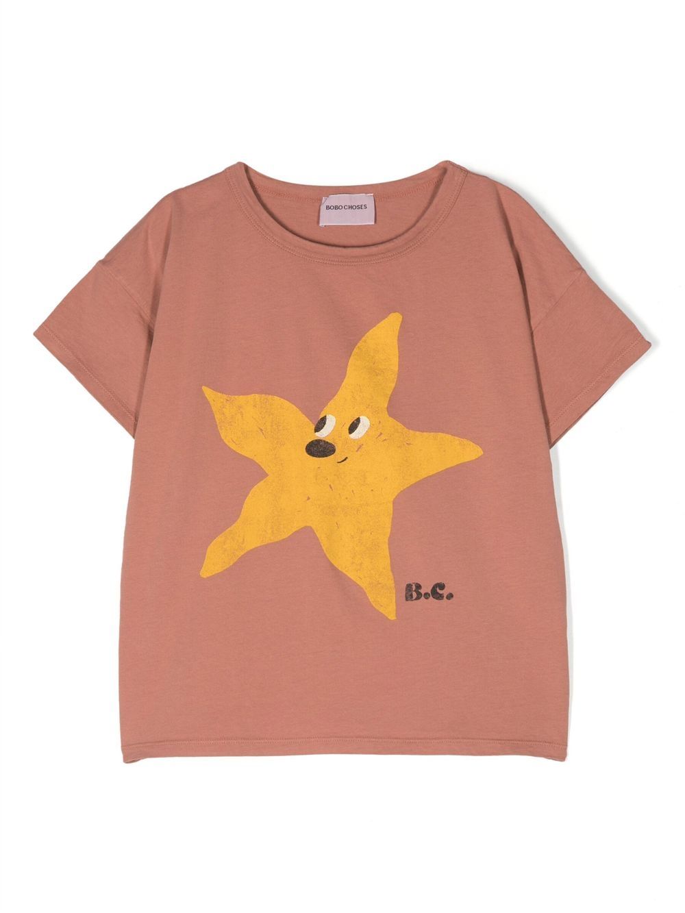 Logo-print T-shirt - Neutrals