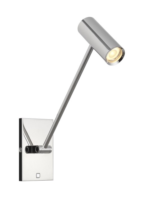Polished Nickel LED Wall Sconce from the Ponte Collection