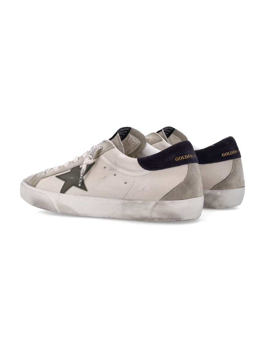 Off White Color Block Sneakers