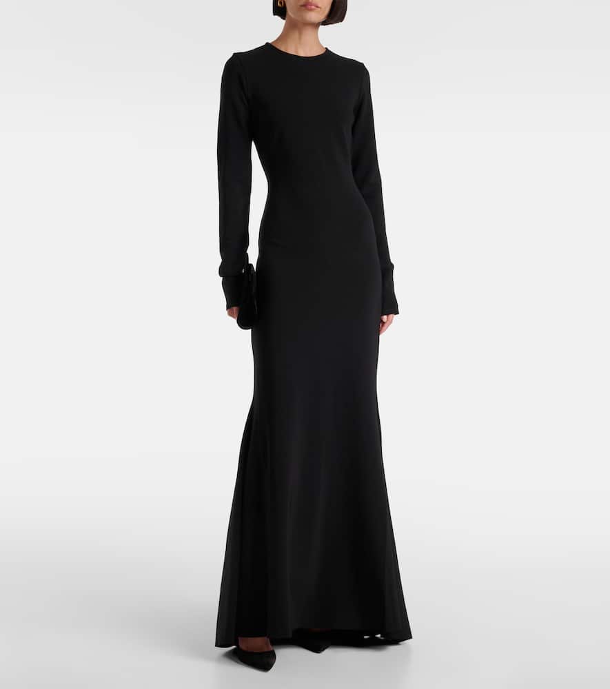 Jersey maxi dress