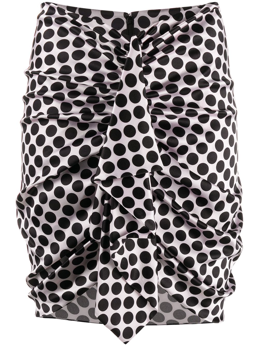 Ruched mini skirt - Pink