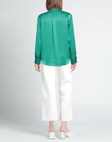 Sleep No More Woman Shirt Emerald green Size S Silk