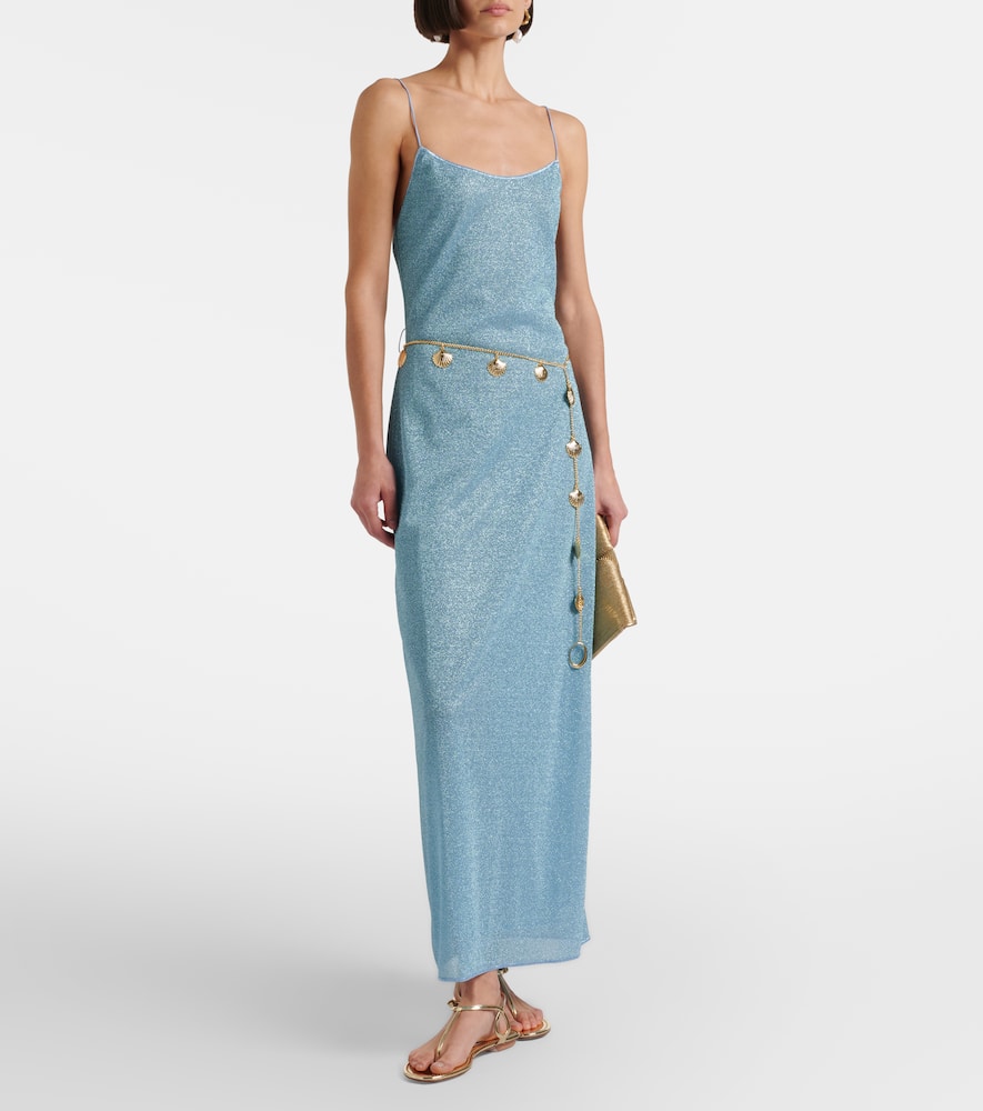 Oséree Lumière belted maxi dress