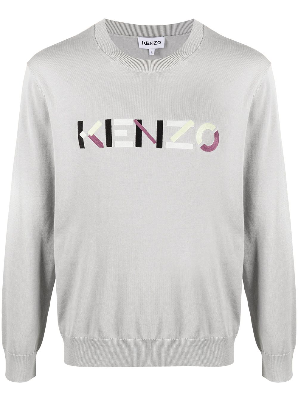 Logo-embroidered jumper