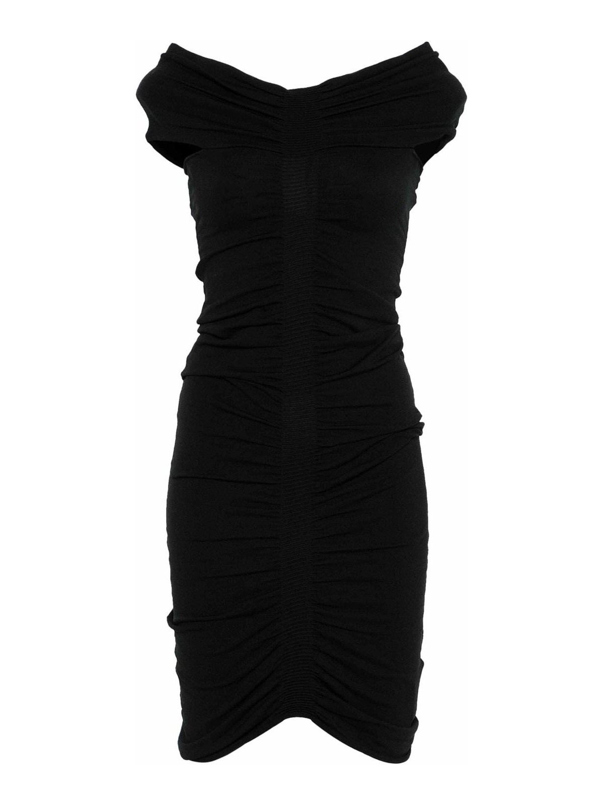 Off-the-shoulder Dress With Ruches