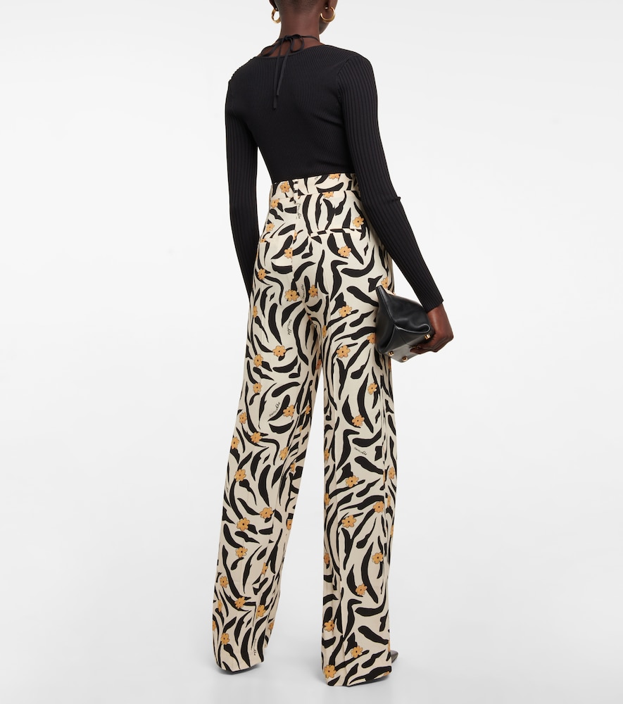 Nanushka High-Rise Straight-Fit-Hose Lanai
