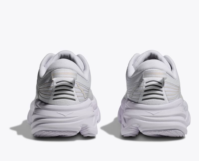 HOKA Women's Bondi 7 Shoes in White/White