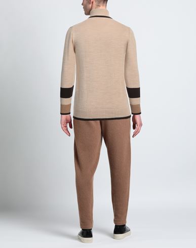 Man Turtleneck Beige Size M Acrylic, Wool, Alpaca wool, Viscose