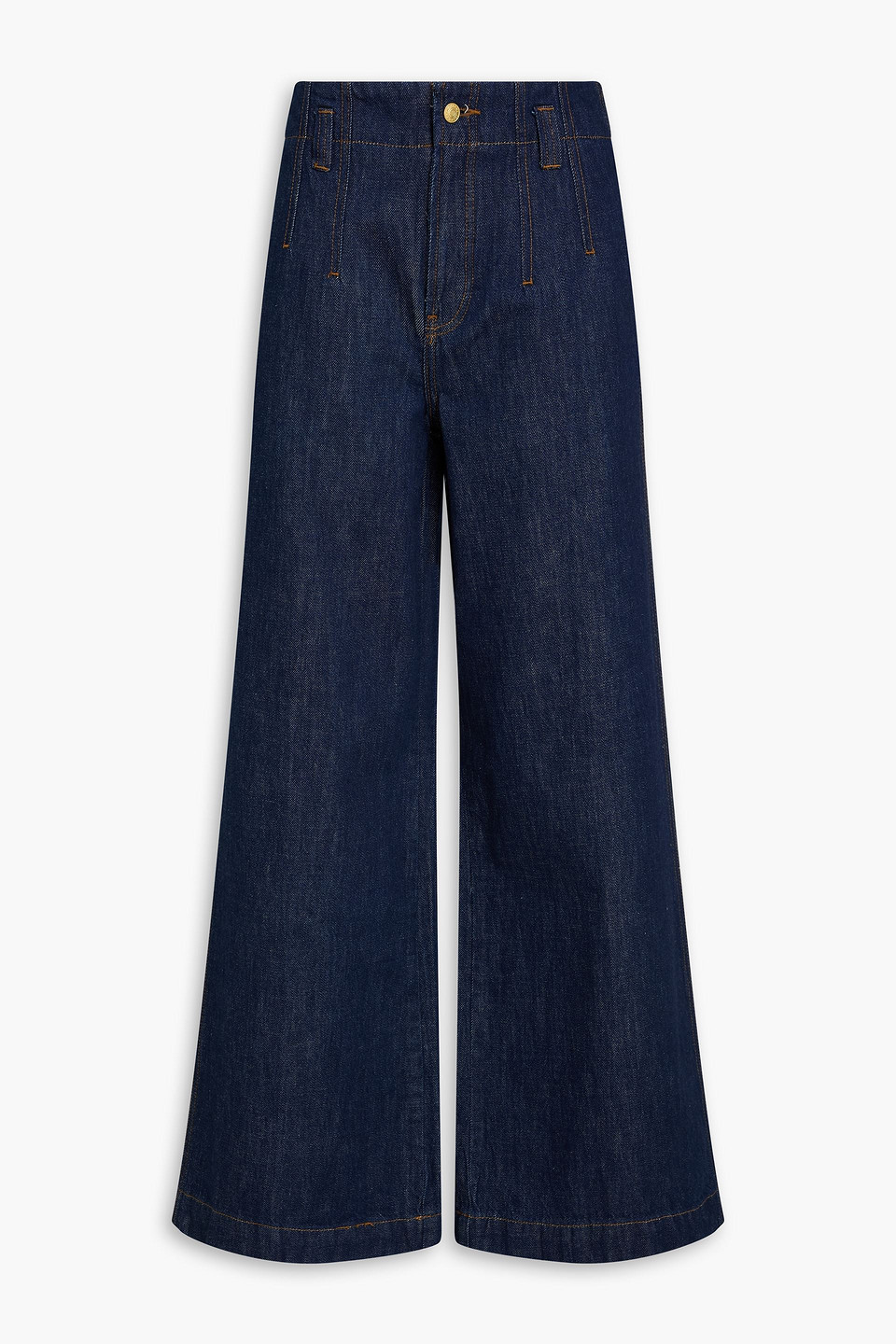 High-rise wide-leg jeans - Blue - 25
