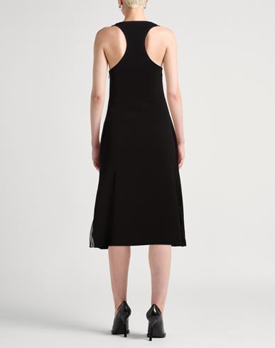 Courrèges Woman Midi dress Black Size 4 Polyester, Polyurethane