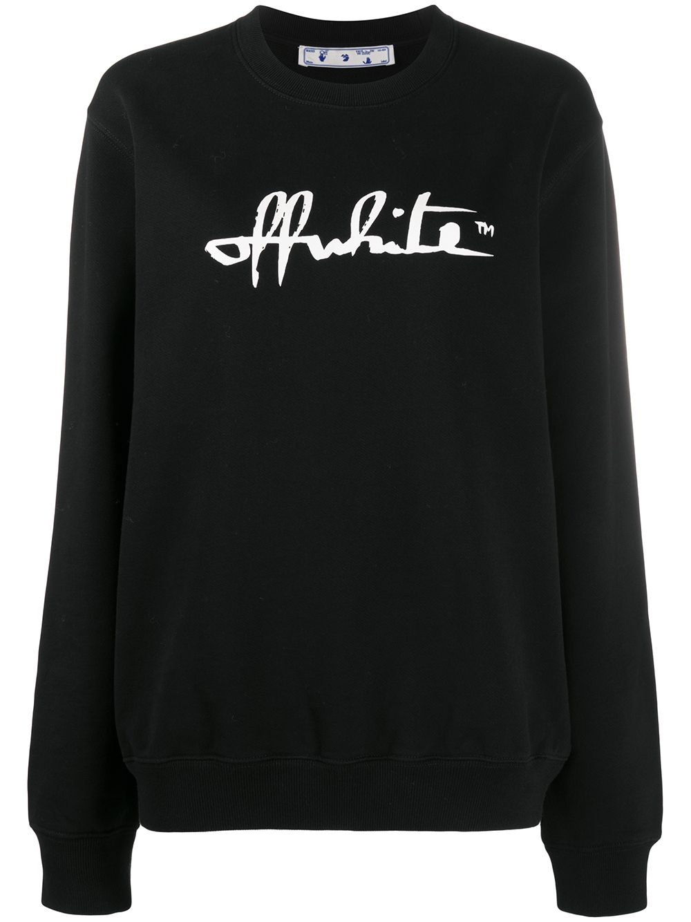 Script logo sweatshirt - Black