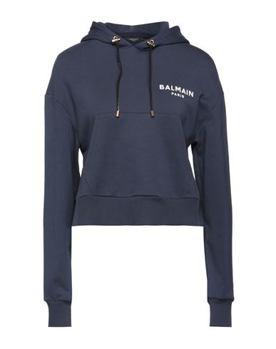 Woman Sweatshirt Blue Size XXS Cotton
