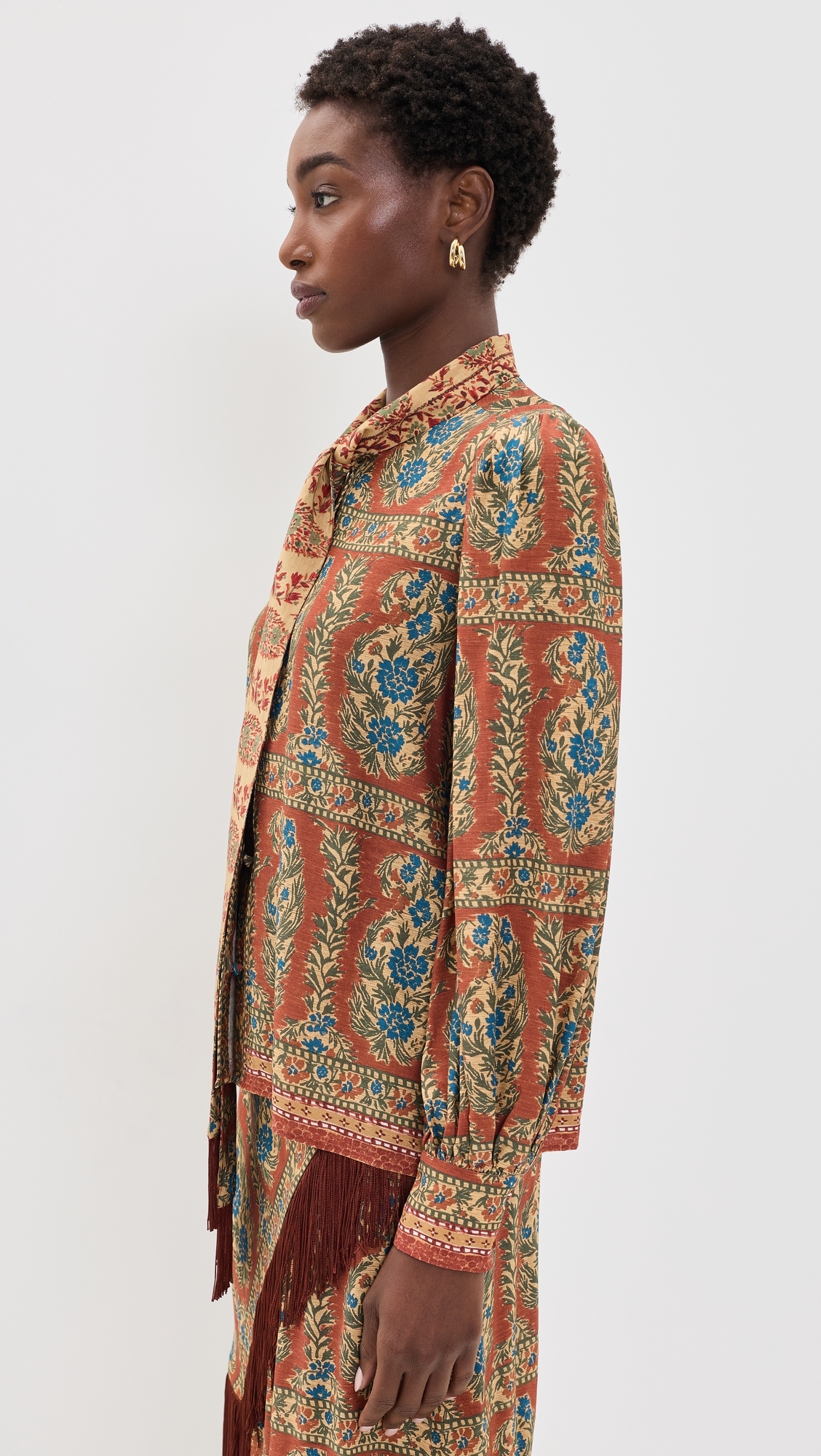 Karis Blouse Amber Glen Brown