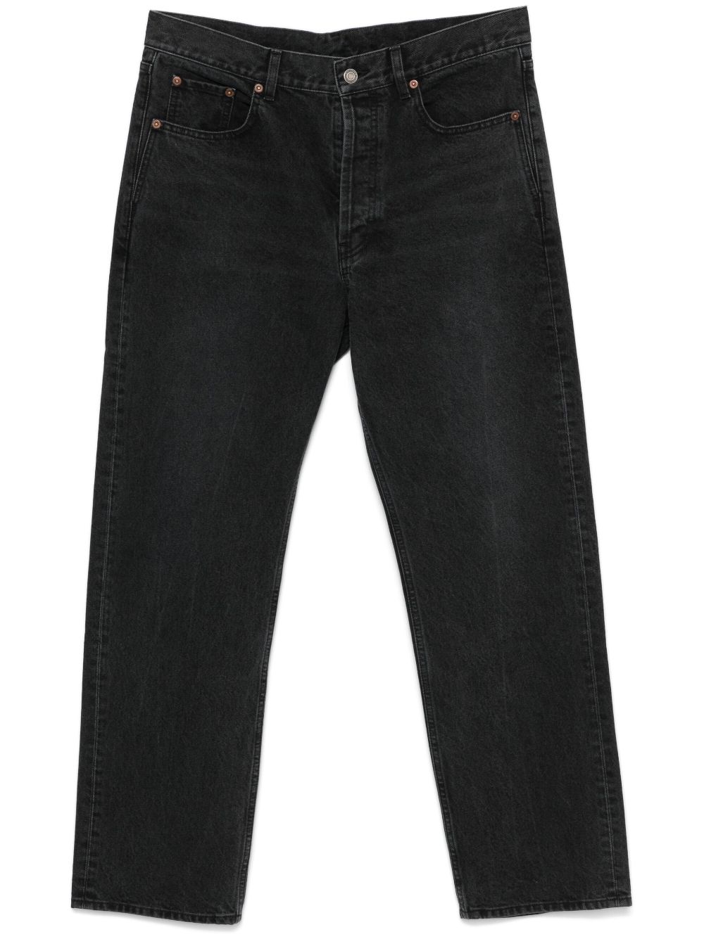 Straight-leg jeans - Black