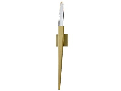 Brushed Brass One Light Wall Sconce from the The Original Aspen Collection