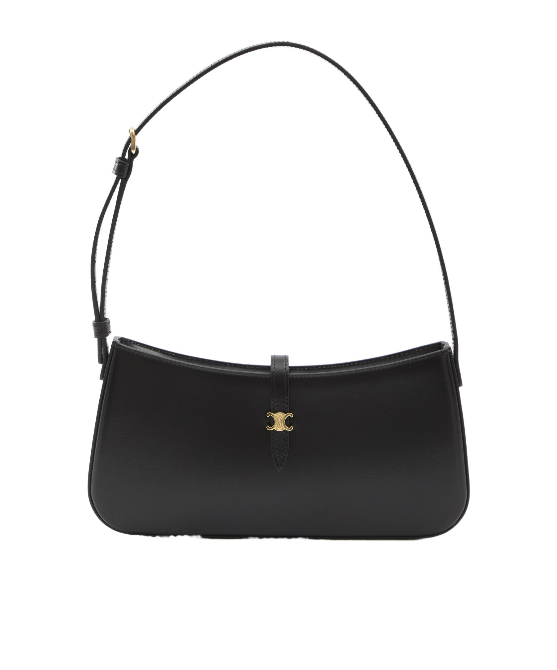 TINA SHOULDER BAG IN shiny calfskin